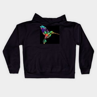 "Artsy Hummingbird" Kids Hoodie